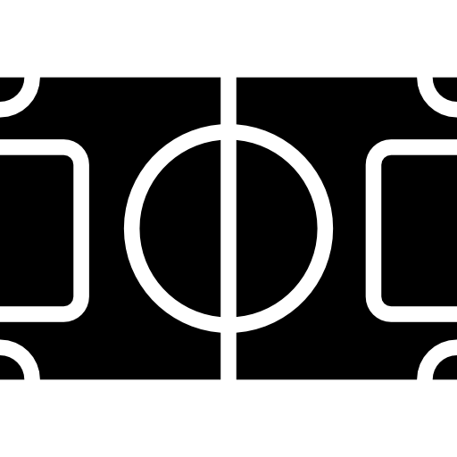 Football court top view